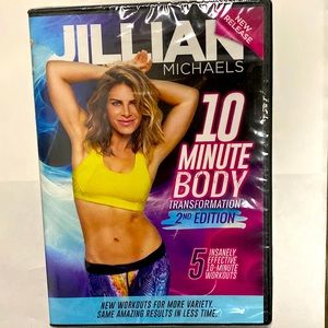 Jillian Michaels 10 Minute Transformation 2nd Ed Fitness DVD